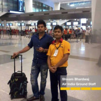 Shivam Bhardwaj, Air India Ground Staff